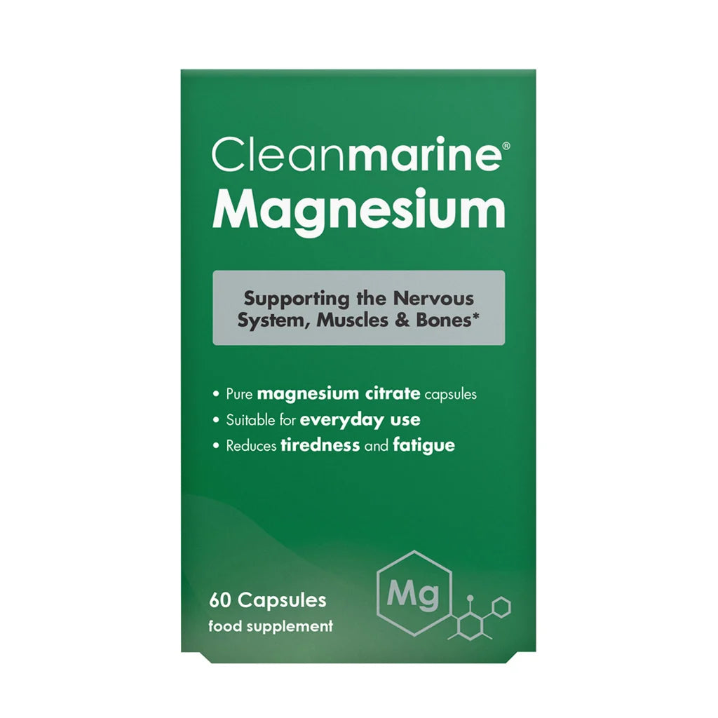 Cleanmarine® Magnesium 200mg Caps - VEGAN - 60 Capsules
